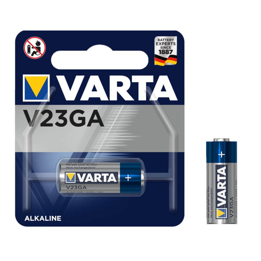 Varta V23GA 12v (1pc) Alkaline Battery in Blister Pack Varta V 23GA 12v 4223