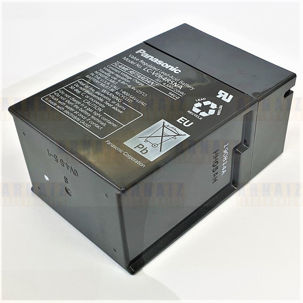 Panasonic 6V 4.5Ah SLA Rechargeable Battery LC-V064R5NA Valve Regulated Sealed Lead-Acid Battery