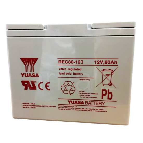 Yuasa REC80-12I 12V 80Ah VRLA Deep Cycle REC Battery