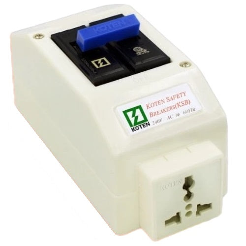 Koten KSB-S Safety Breaker With Outlet 2P 15 20 30 40 50 60 70 100 Ampere