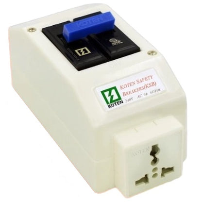 Koten KSB-S Safety Breaker With Outlet 2P 15 20 30 40 50 60 70 100 Ampere