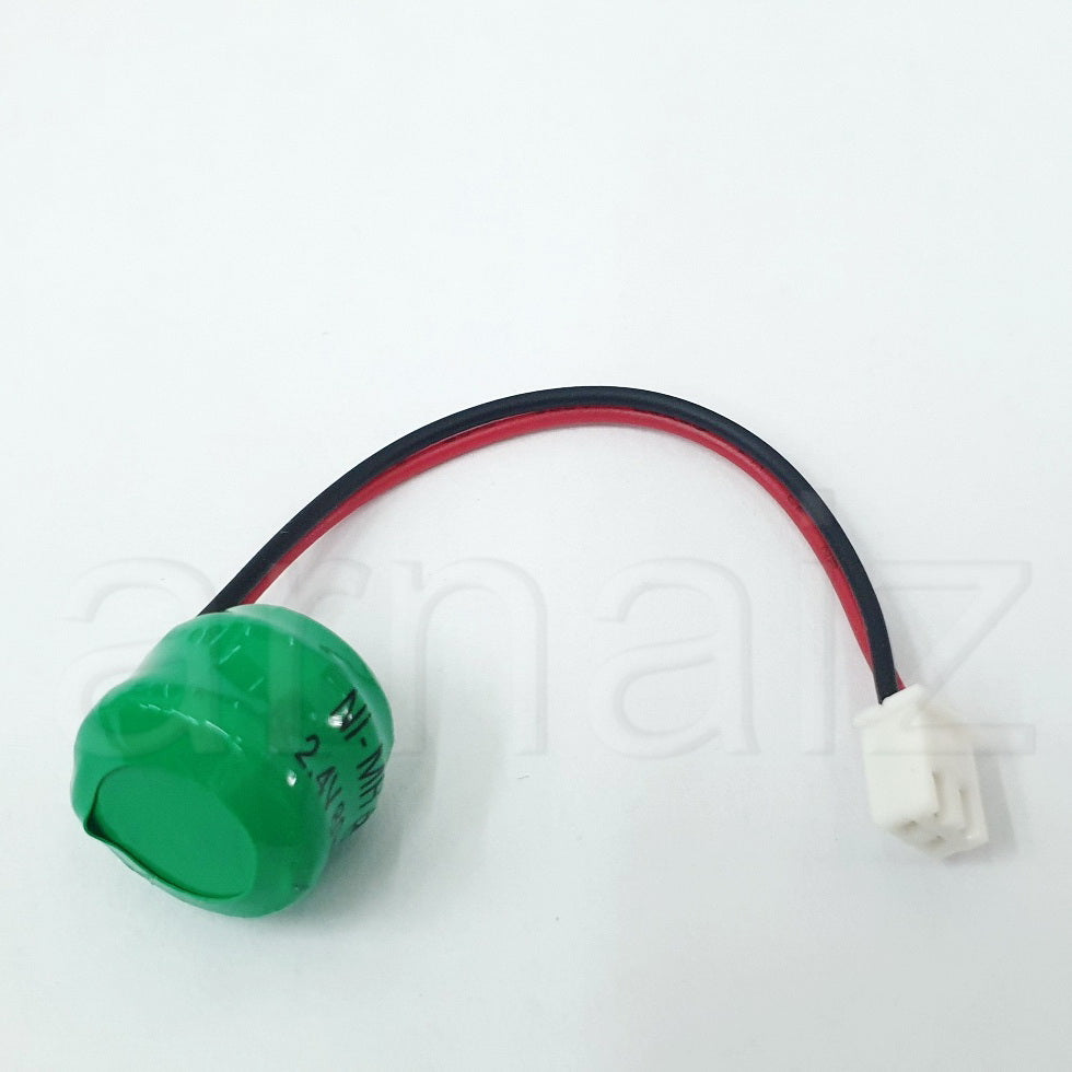 Battery for Camsco and Panasonic Timers NIMH 2.4V 80mAh 2x Button Cells with Connector 24 Hour Timer