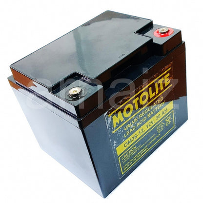 Motolite 12v 38Ah SLA Rechargeable Battery OM38-12 Valve Regulated Sealed Lead-Acid Battery 12 Volts