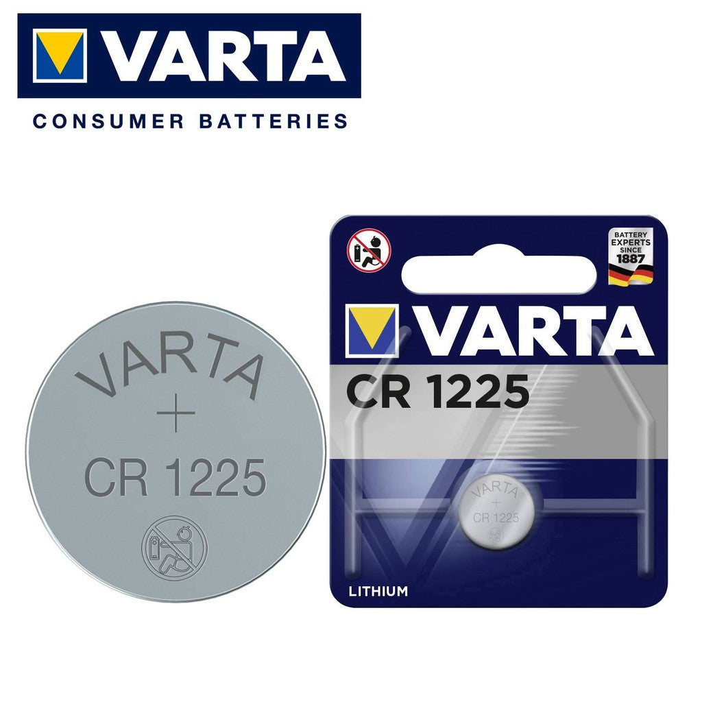 Varta CR1225 (1pc) 3v Lithium Button Cell Battery in Blister Pack Varta CR 1225 Batteries 6225