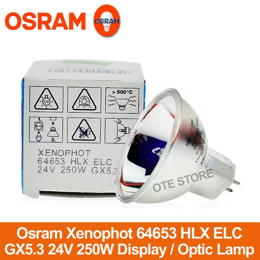 Osram 64653 24v 250w GX5.3 ELC A1 259 MR16 HLX Xenophot Microscope Bulb Halogen Lamp with Reflector