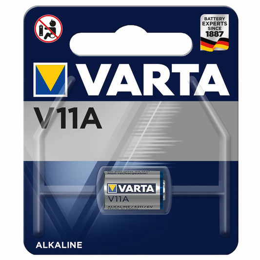 Varta V11A 6v (1pc) Alkaline Battery in Blister Pack Varta V 11A 12v 4211