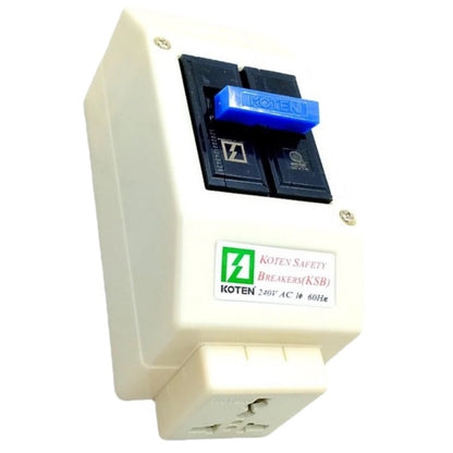 Koten KSB-S Safety Breaker With Outlet 2P 15 20 30 40 50 60 70 100 Ampere