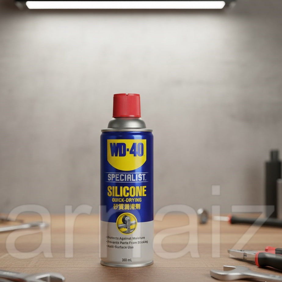 WD-40 Specialist High Performance Silicone Lubricant 360ml WD40 Quick Drying Silicon Lube Lubricants