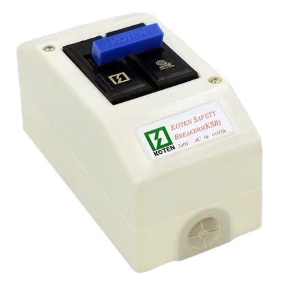 Koten KSB Safety Breaker Plastic Enclosure 2P 15 20 30 40 50 60 70 100 Ampere