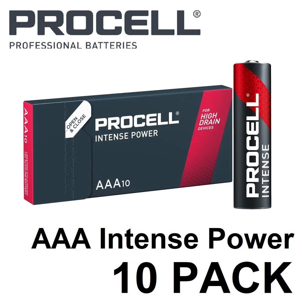 Procell AAA (10pcs) Intense Power Alkaline Battery Industrial Battery  MX2400 LR03 10 pieces per box