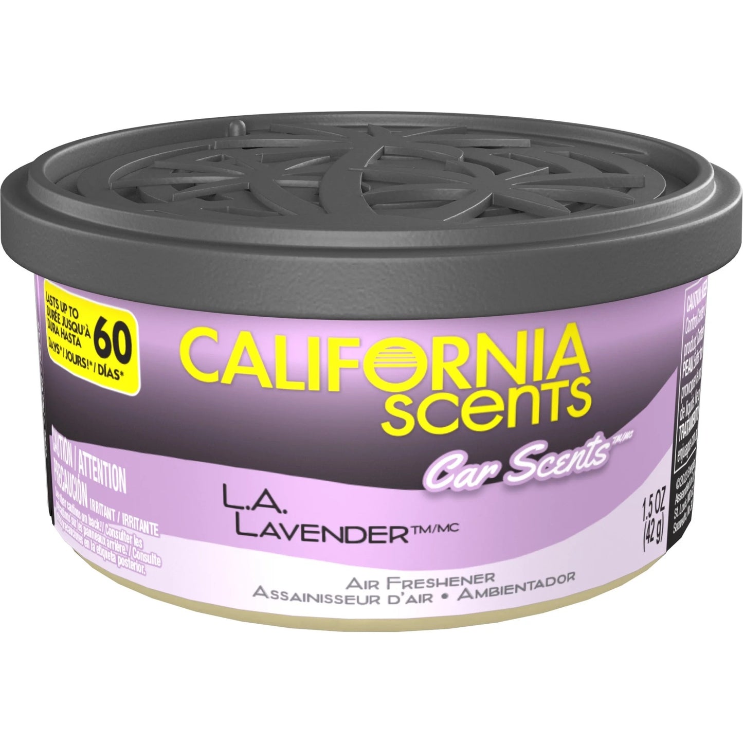California Scents Organic Canister Air Freshener Car Fragrance Scent Spill Proof Can Air Purifier