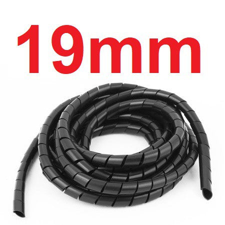 Spiral Wrapping Band 10 meters Spiral Cable Wrap Wire Organizer Tube Flame Retardant Casing Sleeves