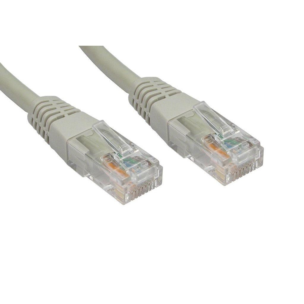 Cat6 UTP Patch Cord RJ45 Network Cable 1 meter High Quality Pure Copper Factory Mold Gray 1 m