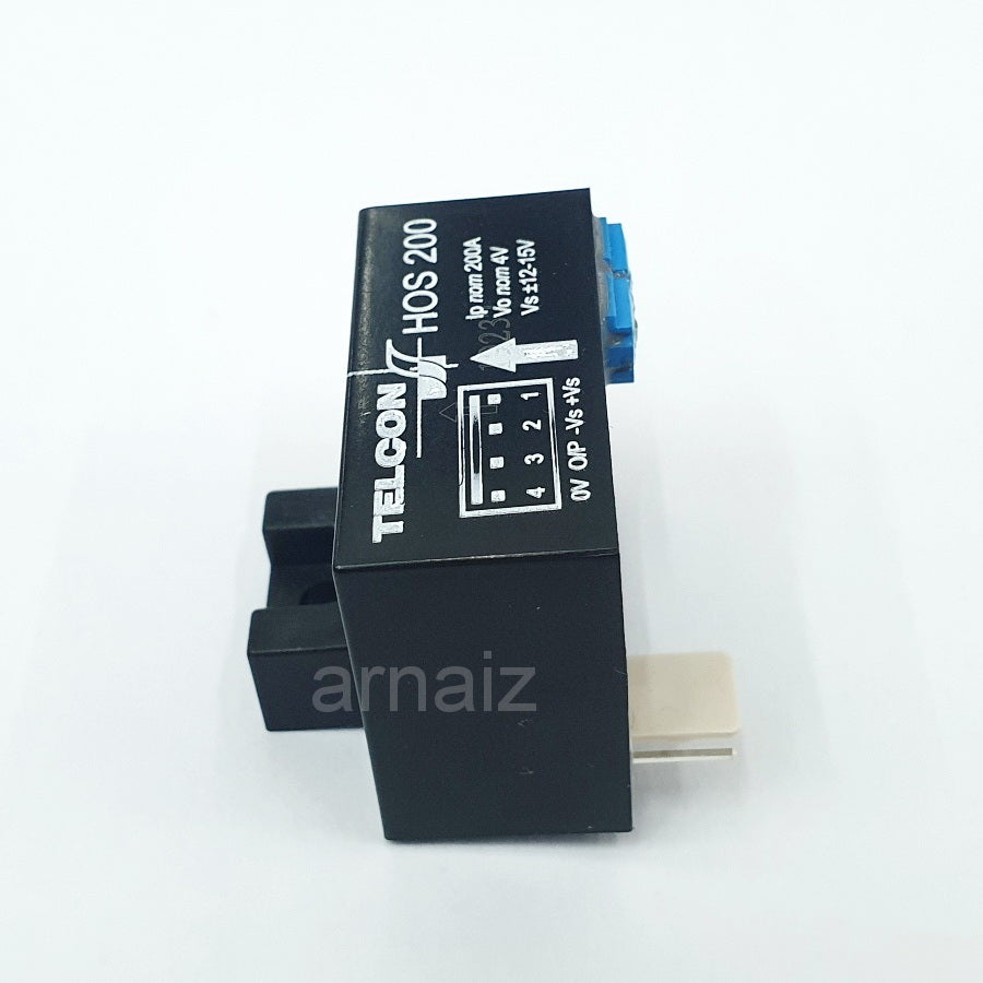 Telcon HOS200 Current Transformer HOS-200 Ip nom 200A Vo nom 4V Vs +- 12 - 15V