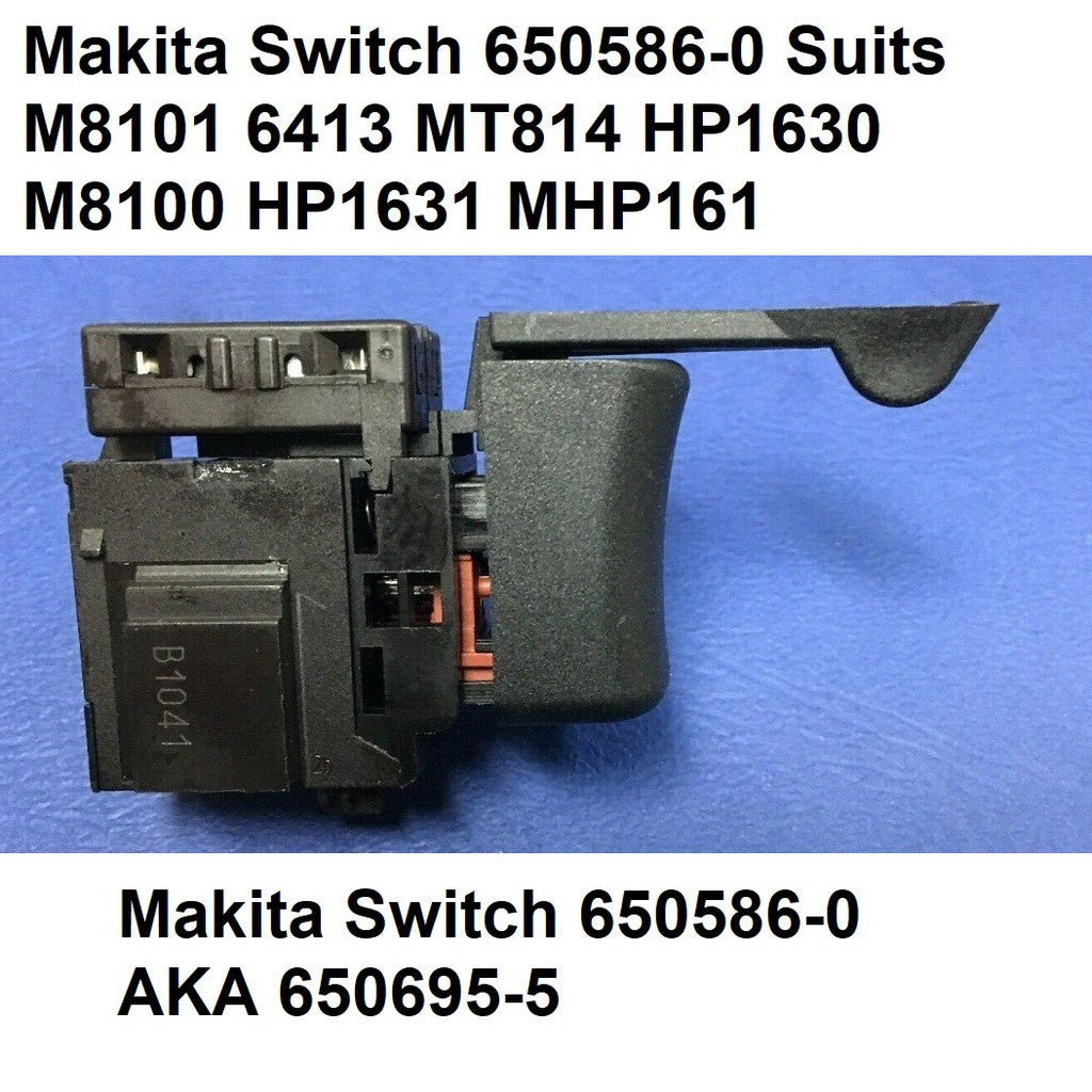 Makita Switch 650586-0 Suits M8101 6413 MT814 HP1630 M8100 HP1631 MHP161 AKA 650695-5