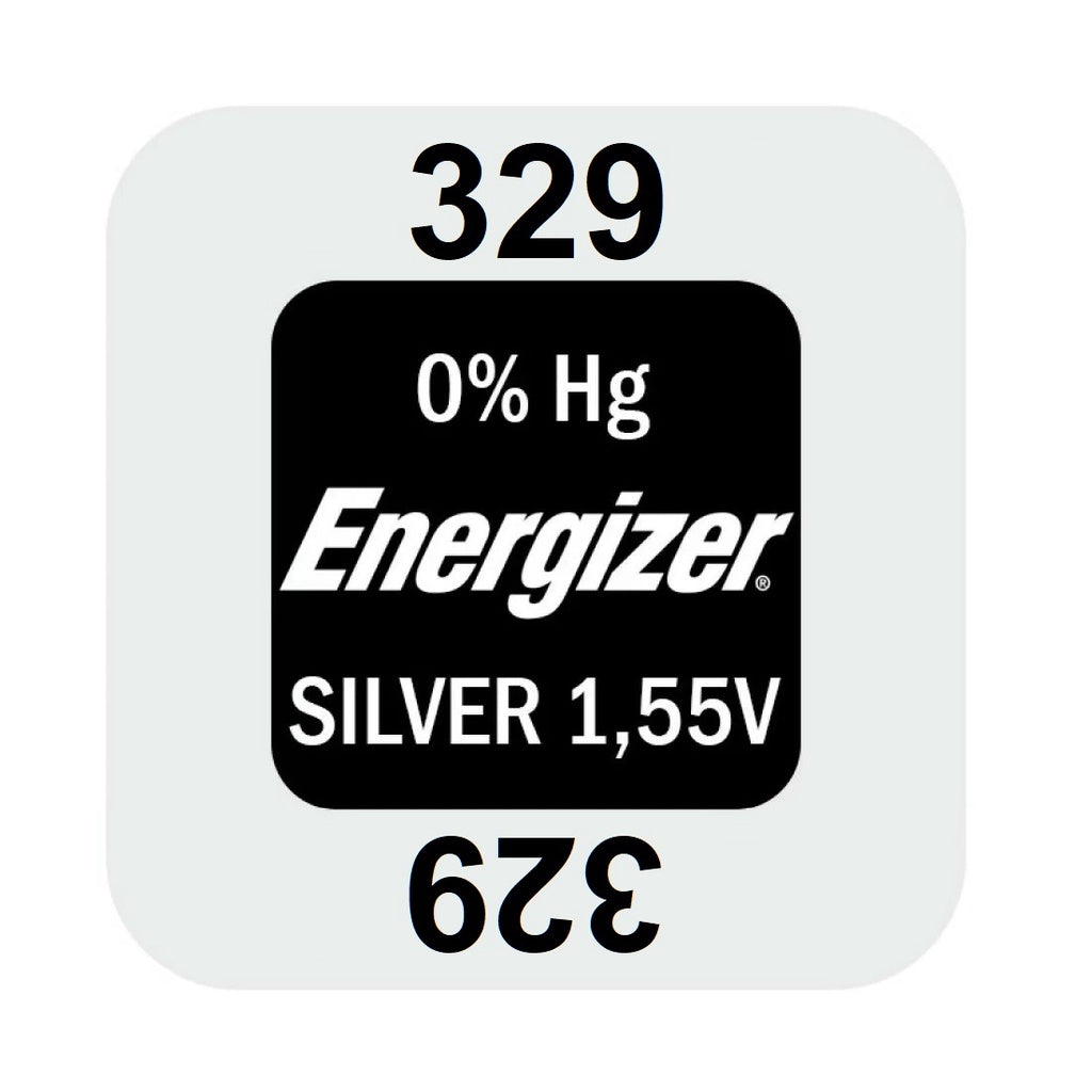 Energizer 329 SR731SW (1pc) 1.55v Silver Oxide Button Cell Battery Mercury Free V329 GP29 D329  329A