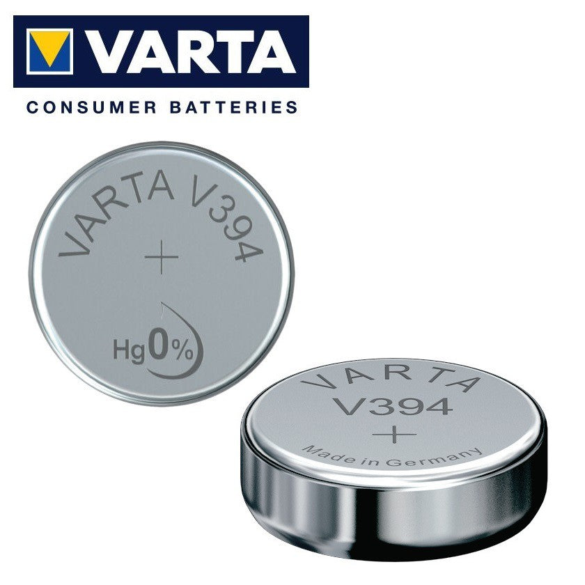 Varta V394 SR45 (1pc) 1.55v Silver Oxide Button Cell Battery in Blister Pack Varta V 394 SR45