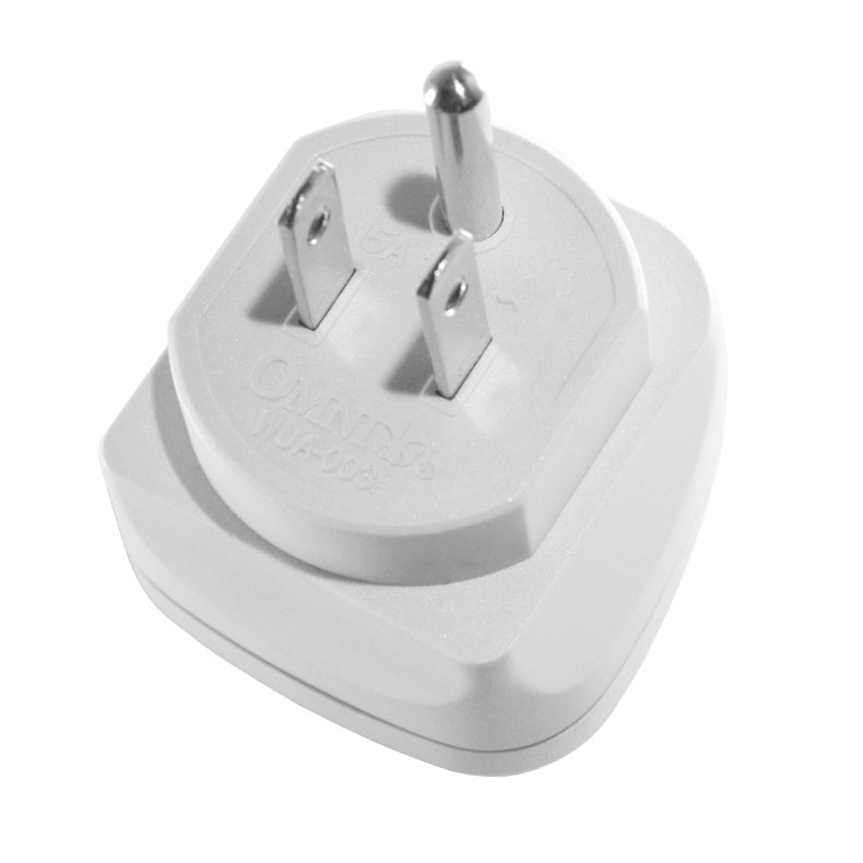 Omni WUA-003 Travelling Adaptor with Ground Universal Socket Travel Adapter Plug Omni WUA003 WUA 003