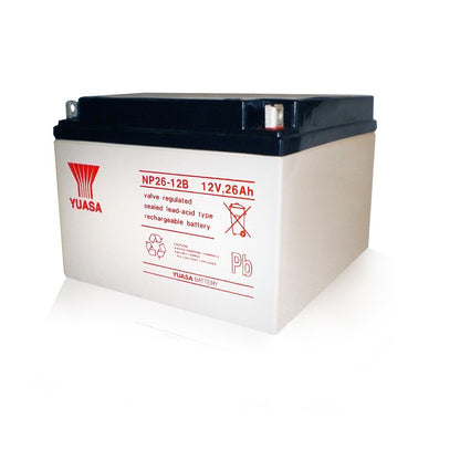 Yuasa 12V 26Ah NP26-12B 12 Volts 26 Ampere Rechargeable Sealed Lead Acid Battery Maintenance Free