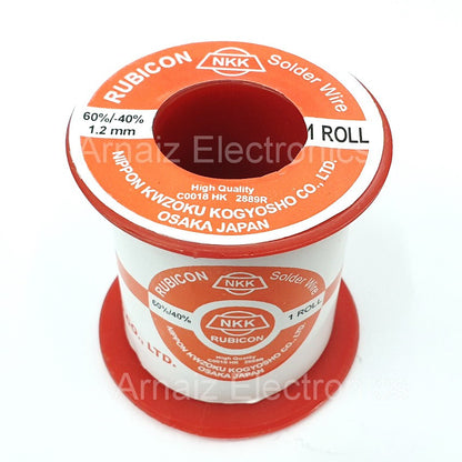 Rubicon Soldering Lead 60/40 1.2m/m 1.0m/m 0.8m/m 60 40 Osaka Japan 1.2 1.0 0.8 mm Lead