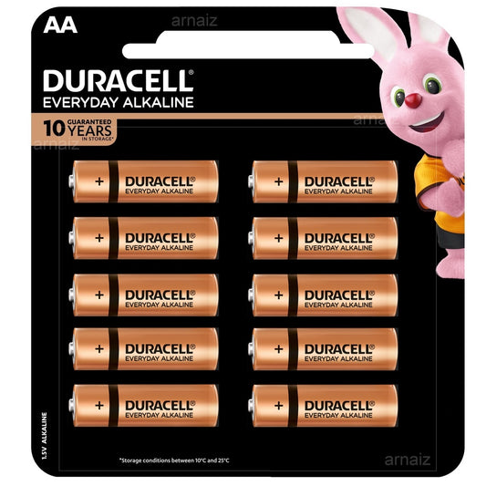 Duracell AA Battery (2-10 pcs) Everyday Alkaline Batteries Duracell AA Batteries Double A Battery