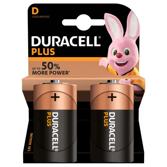 Duracell Size D Alkaline (2pcs) Battery