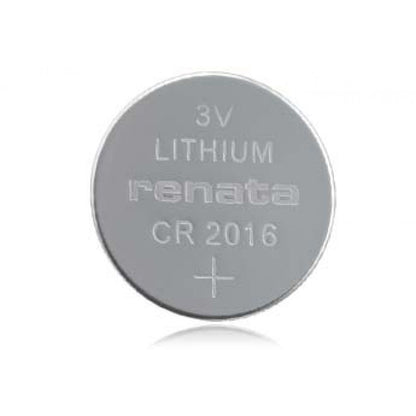 Renata CR2016 (1 pc) ECR2016 2016 Lithium Coin Cell Button Battery 3V 3 volts