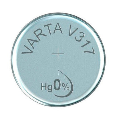 Varta V317 SR62 (1pc) 1.55v Silver Oxide Button Cell Battery Varta V 317 SR516SW