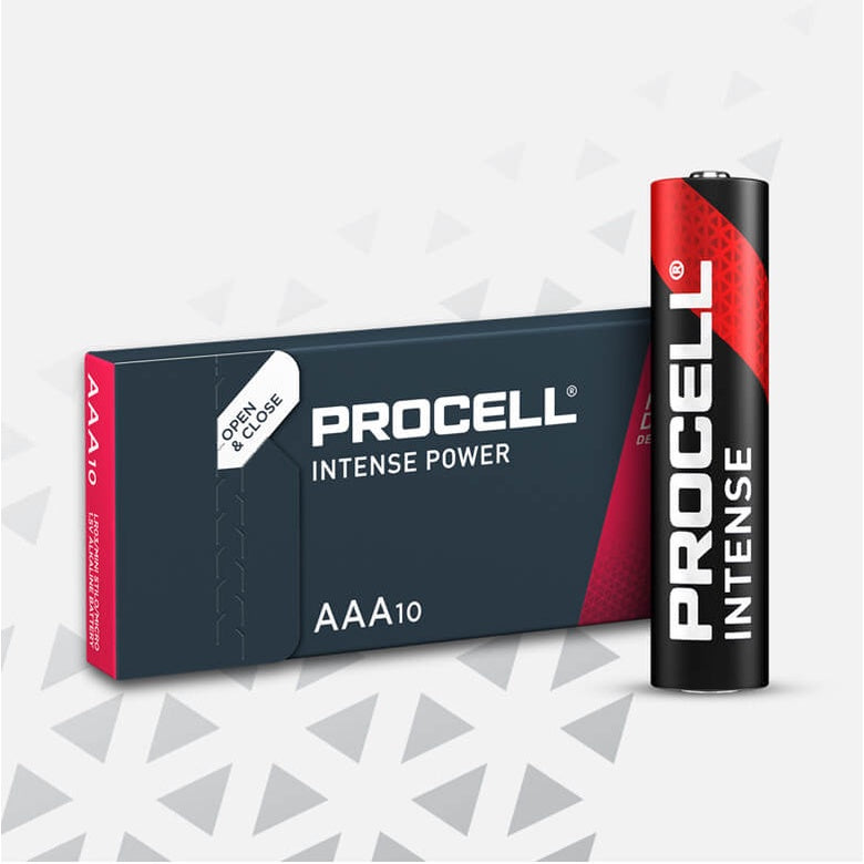 Procell AAA (10pcs) Intense Power Alkaline Battery Industrial Battery  MX2400 LR03 10 pieces per box