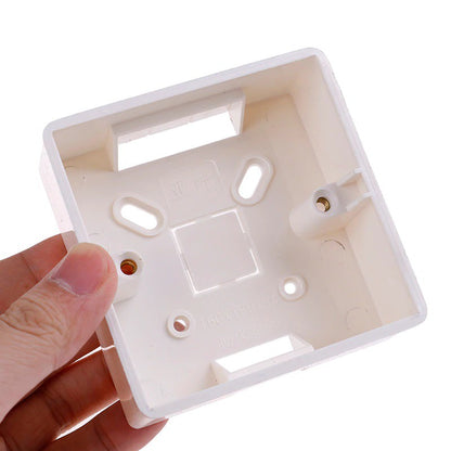 86*86 86x86 Type Switch Socket Base Outfit Junction Box Surface Mount Bottom Box 86mm*86mm