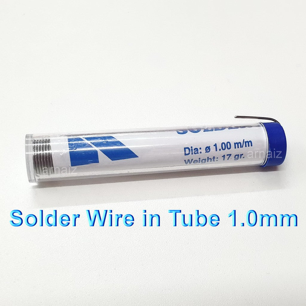 Ishikawa Soldering Lead Solder Wire in Tube 1.0mm QUICK MELT 60/40 Rosin Core Soldering Ichikawa