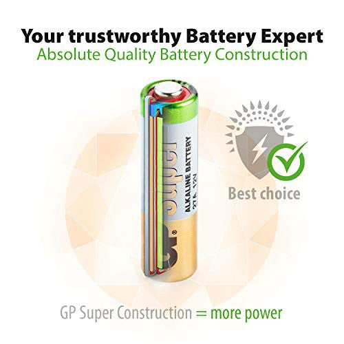 GP 27A 12V (1 Piece) High Voltage Alkaline 7A, 8LR732, A27, GP27A, L828, MN27