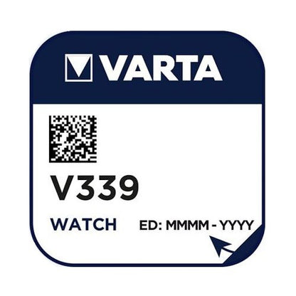 Varta V339 SR714 (1pc) 1.55v Silver Oxide Button Cell Battery Varta V 339 SR714SW