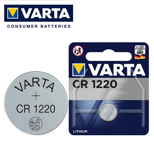 Varta CR1220 (1pc) 3v Lithium Button Cell Battery in Blister Pack Varta CR 1220 Batteries 6220