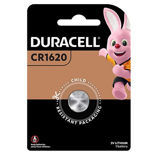 Duracell 1620 DL1620 CR1620 (1pc) 3v Lithium Button Cell Battery in Blister Pack DL1620 ECR1620