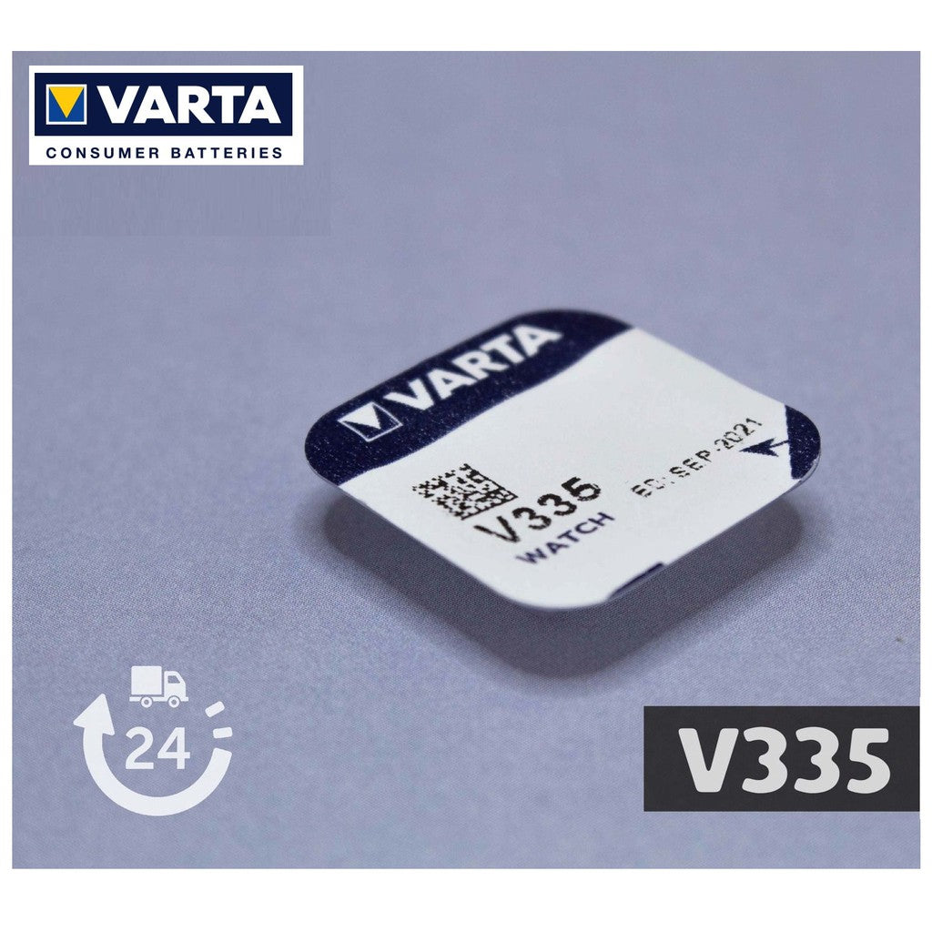 Varta V335 SR512 (1pc) 1.55v Silver Oxide Button Cell Battery Varta V 335 SR512SW