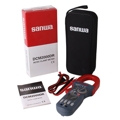 Sanwa DCM2000DR Digital Clamp Meter DC/AC current measurable max. 2000A, CAT.IV 1000V