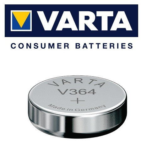 Varta V364 SR60 (1pc) 1.55v Silver Oxide Button Cell Battery Varta V 364 SR621SW