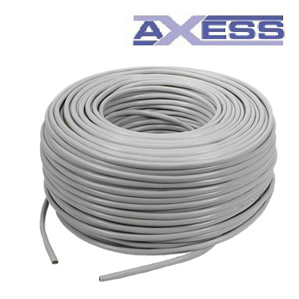 Axess Cat 5E Cable UTP Unshielded Stranded 4 Pairs Gray Data LAN Cable Cat5E Cat5 305 meters 1000ft