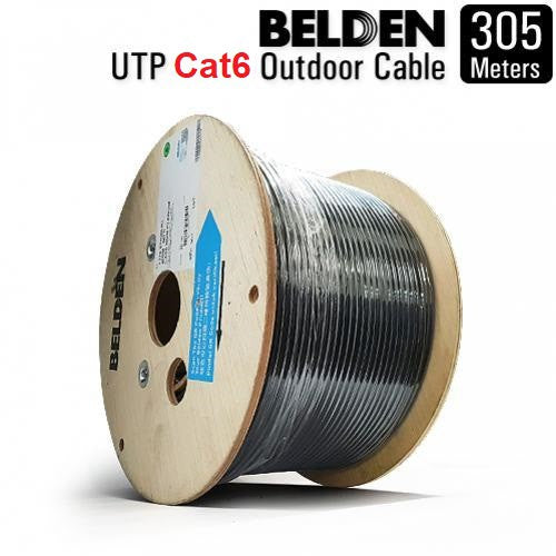 Belden UTP CAT6 Outdoor Cable 305meters FTP Foiled Twisted Pair Burial Ethernet Cable Belden 1376