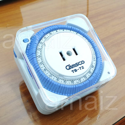 24 Hours Automatic Time Switch TB-72 Camsco Timer Switch TB72