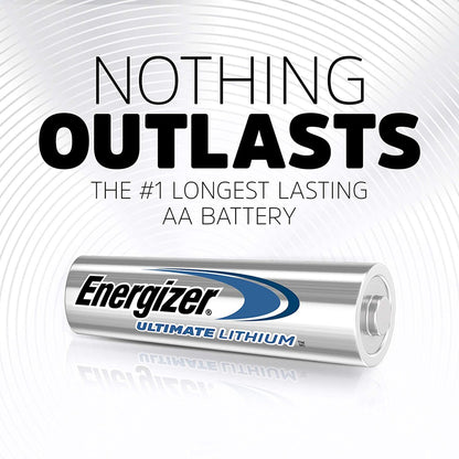 Energizer AA Lithium (4 pcs) Battery Ultimate Lithium Batteries Lithium AA L91