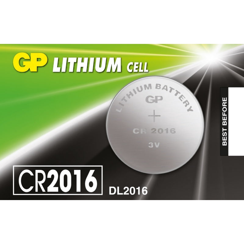 GP CR2016 DL2016 (1pc) 3v Lithium Button Cell Battery KCR2016