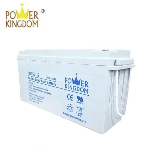 Power Kingdom PK150-12 Solar Rechargeable 12V 150AH Valve Regulated Lead Acid (VRLA)  Battery