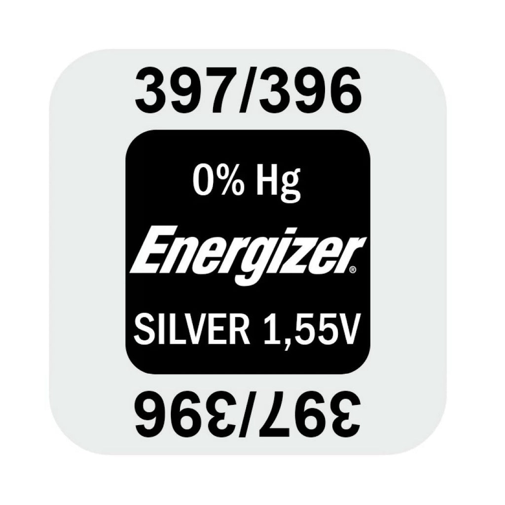 Energizer 397 396 (1pc) Silver Oxide Battery 1.55V Mercury free 397/396  Battery Button Cell SR726SW