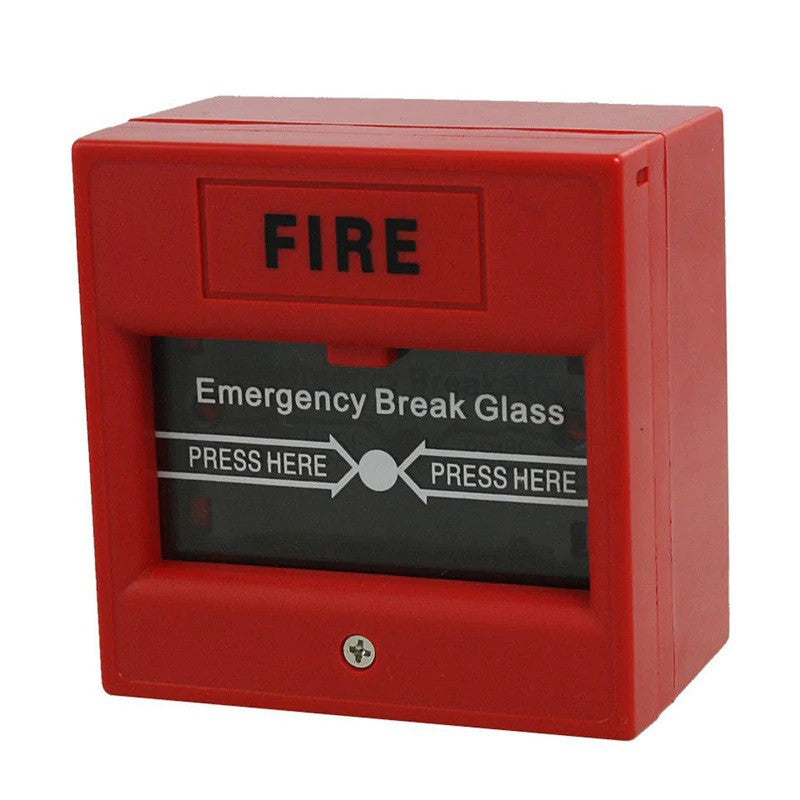 Fire Alarm Switch Break Glass Manual Call Safety Alarms Security Systems Emergency Exit Push Button