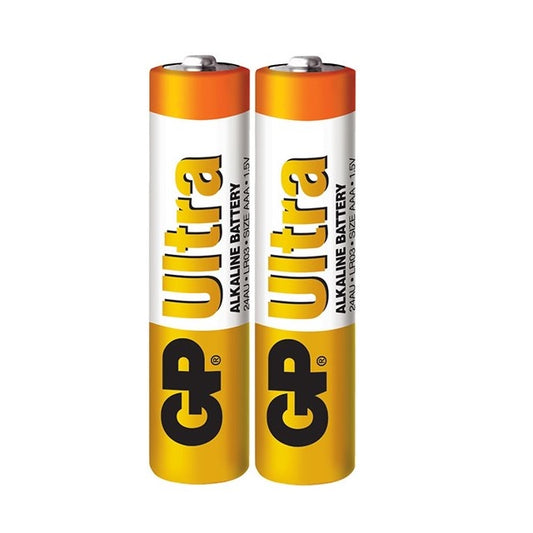 GP Ultra AAA Alkaline (2pcs) Battery LR03 24AU