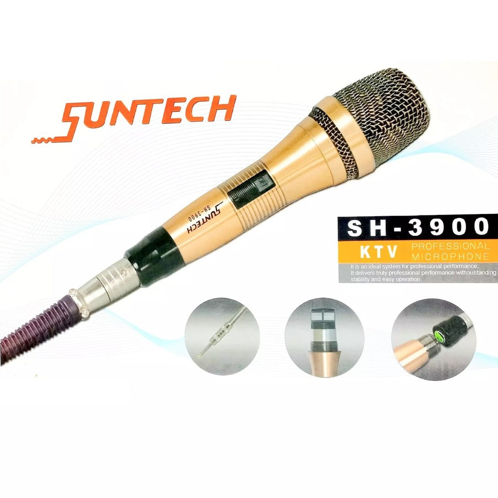 Suntech SH-3900 Heavy duty Wired Microphone Professional Dynamic Microphone SH3900