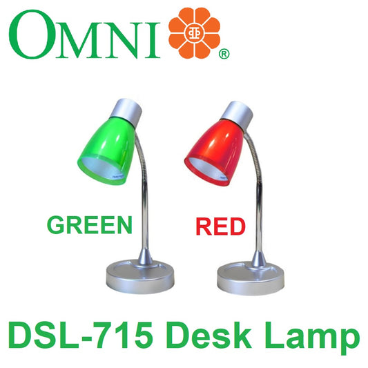 Omni DSL-715 Desk Lamp E14 Study Table Lamp For Kids DSL715 Adjustable Bendable Lamp holder Colorful