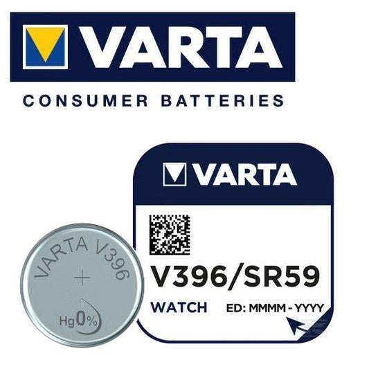 Varta V396 SR59 (1pc) 1.55v Silver Oxide Button Cell Battery Varta V 396 SR726W